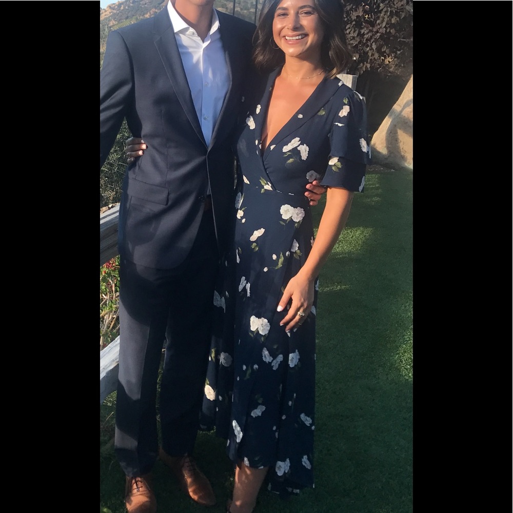 Reformation Floral Wrap Maxi